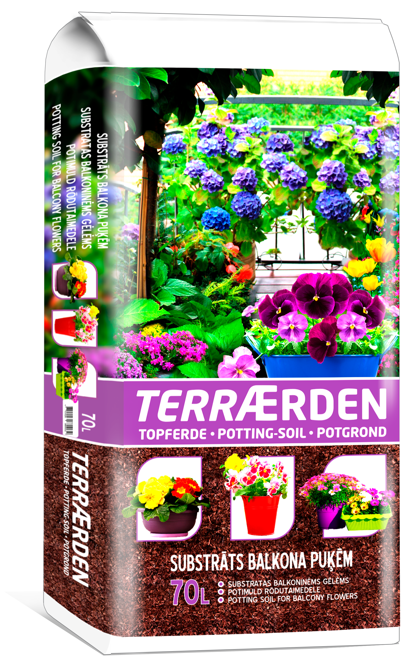 Terraerden Balcony Flowers 70 liters